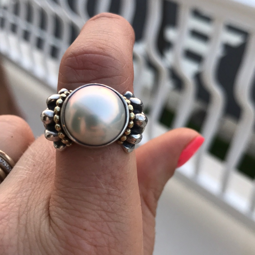 Authentic Lagos Pearl Ring